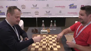 Ільмарс Старостіц GM, LAT -  Володимир Сакун FM, UKR. Saint Charbel Chess Cup'23.