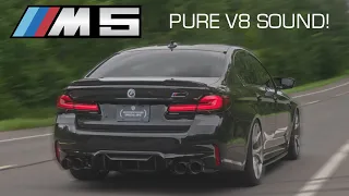 BEST SOUNDING BMW F90 M5!! FULL TITANIUM EXHAUST SYSTEM + DOWNPIPES