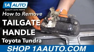 How to Replace Tailgate Handle 00-06 Toyota Tundra