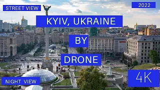 Kyiv Ukraine 2022 by Drone [4K] -Kyiv City Tour 2022