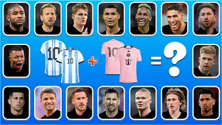 (Full 73) Guess National Team jerseys and club jerseys of the football player, Ronaldo, Messi