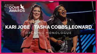 Kari Jobe and Tasha Cobbs Leonard Host the Dove Awards: Opening Monologue