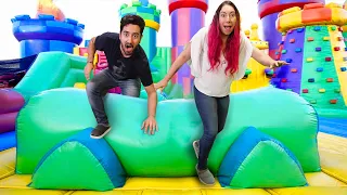 NOSSA CORRIDA REAL NO PULA PULA INFLÁVEL | Gabriel e Shirley 2.0