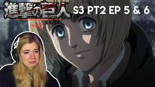 Attack on Titan S3 Ep 17 & 18 Reaction [This show's full of goats 🐐🐐🐐]