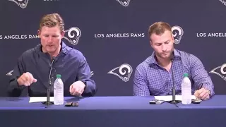 Sean Mcvay and Les Snead final 2018 draft press conference