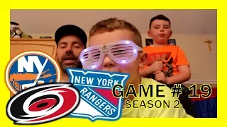 KNEE HOCKEY GAME # 19 - RANGERS / ISLANDERS / HURRICANES - SEASON 2 - QUINNBOYSTV