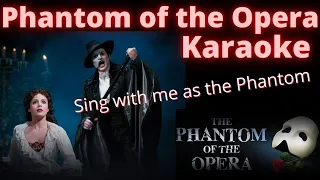 Phantom of the Opera karaoke (Christine only) Sing with me as The Phantom