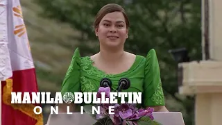 Vice President-elect Sara Duterte delivers her inaugural address