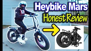 Heybike Mars 48v Folding FAT Tire E-Bike Detailed Review | CycleCruza