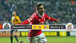 SL Benfica × Newcastle Utd | 3 × 1 | HIGHLIGHTS | GOALS | Quarter final 1Leg Europa league 2012/13