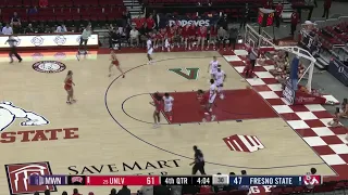 UNLV Lady Rebels at Fresno State Women's Basketball Highlights | 2023-24 Season