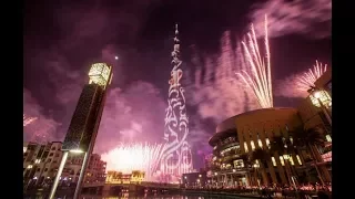 Downtown Dubai 2018 New Year's Eve Highlights Video