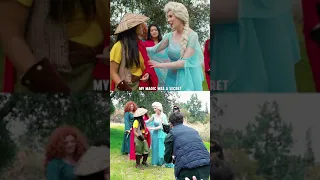 Raya And The Warrior Disney Princesses - Elsa's Part FILMING | Musical #Shorts