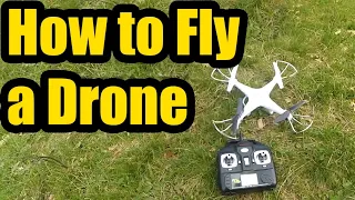 How to Fly a Drone (Basic Tutorial, Quadcopter)