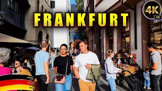 FRANKFURT In Summer | Walking In Frankfurt | Germany 4K