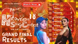 Grand Final Results – Hitovision Song Contest 18 – Hanoi 🇻🇳