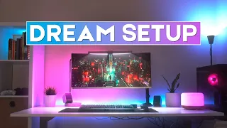 Building My DREAM Desk Setup - Home Office Tour 2021