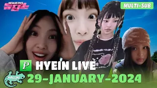 [ENG SUB] Hyein Phoning LIVE [29-01-2024] | NEWJEANS LIVE