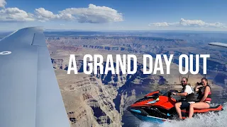 Flying a Cirrus SR22 over the GRAND CANYON then JET SKIING down the Colorado River