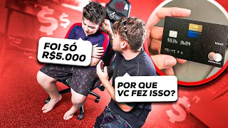 COMPREI UM MONITOR DE R$ 5.000,00 NO CARTÃO DO JOÃO!! *trolagem*