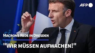 Macron warnt in Dresden vor Rechtsextremismus in Europa | AFP