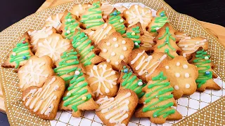 РОЖДЕСТВЕНСКОЕ печенье🎄 CHRISTMAS cookies🎉 ИДЕАЛЬНЫЙ подарок на НОВЫЙ ГОД🎁 | kitchenice