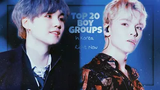 These Are The TOP 20 Most Popular Boy Groups In Korea Right Now