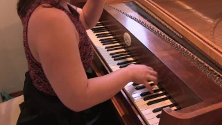 Clara's introductory prelude to Robert Schumann's "Des Abends," Fantasiestücke, op. 12