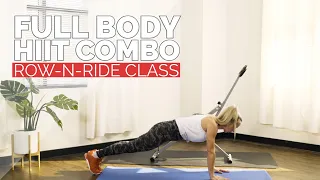 INTENSE HIIT Combo | Row-N-Ride Full Body Workout (15 Min)