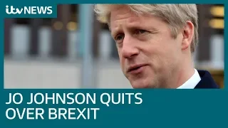 Jo Johnson quits as transport minister over Brexit direction | ITV News