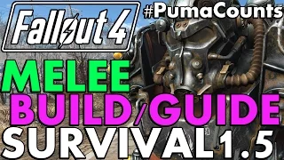 Fallout 4: Melee Build and Guide for Survival Mode 1.5 Patch #PumaThoughts