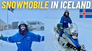 SNOWMOBILE in ICELAND 🇮🇸 on GLACIER !!!