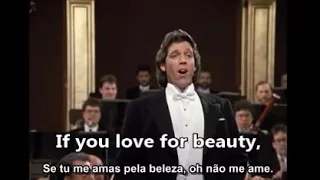 Gustav Mahler    "Liebst Du Um Schönheit" (Thomas Hampson) with English lyrics subtitle