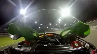 Yas Marina Circuit On Board  Kawasaki ZX10R 2016 Bridgestone S21
