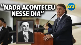 Bolsonaro nega golpe militar em 'aniversário' da ditadura: '"nada aconteceu"