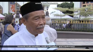 Former Cabinet Minister Othman Wok was laid to rest at Choa Chu Kang Muslim Cemetery - 18Apr2017