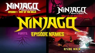 All Ninjago Episode Names (2011-2024)