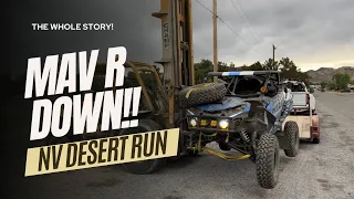 Fast Riding in Nevada, CanAm Maverick R goes down hard! What will I do Next?