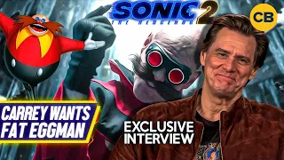 Jim Carrey Wants Fat Eggman In Sonic 3 (Exclusive Interview)