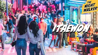 🇰🇷 이태원 ITAEWON Nightlife Walk on Saturday Night Seoul Korea [4K]