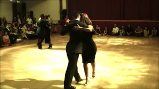 Javier Rodriguez  Moira Castellano Virginia Gomez Christian Marquez mix it up at Vecher Tango Octobe