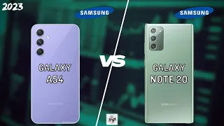 SASMUNG A54 VS NOTE 20