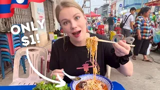 $10 Laos Street Food Challenge in Vientiane