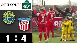 Traum-Freistoß zum Ehrentor! Zwickau im Halbfinale: Chemnitz - Zwickau 1:4 | Regionalliga Nordost