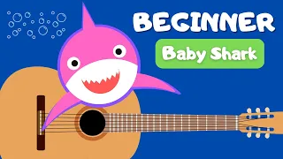 Baby Shark Guitar Chords [KIDS GUITAR TUTORIAL]
