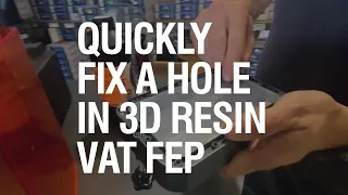 Monocure 3D ProTips: How to deal with a hole in your FEP sheet?