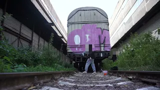 Graffiti patrol pART86 Train graveyard