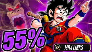 DON'T UNDERESTIMATE HIM! 55% INT CARNIVAL LR GOHAN WITH LEVEL 10 LINKS! (Dokkan Battle)