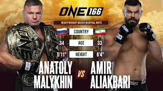 Heavyweight Rivalry 😳👊 Anatoly Malykhin vs. Amir Aliakbari