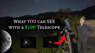 What YOU can SEE with a $100 Telescope?!🔭🌟🌌